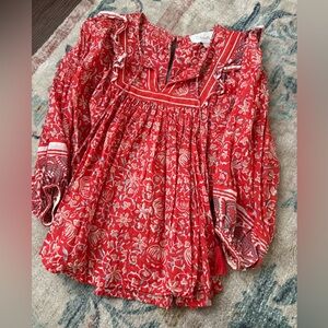 Red Cleobella Blouse